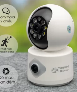 Camera IP Wifi YOOSEE 2 mắt QS415 New 2MP