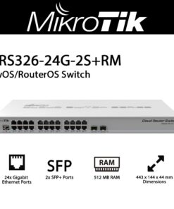 Alternative view of Bộ chuyển mạch Switch Mikrotik CRS326-24G-2S+RM