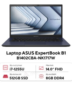 Alternative view of LAPTOP ASUS NBAS_B1402CB_NK1717W | RAM 8GB | SSD 512GB | 14 INCH
