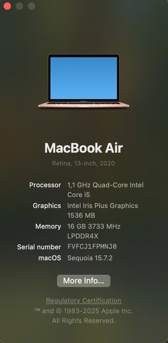 MacBook Air 13-inch 2020 - Ảnh 11