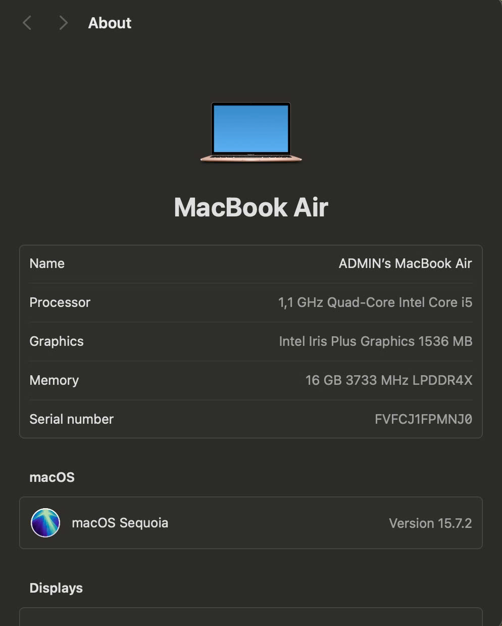 MacBook Air 13-inch 2020 - Ảnh 10